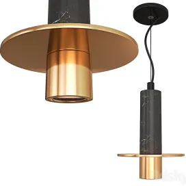 Sl stluce pendant gold black om